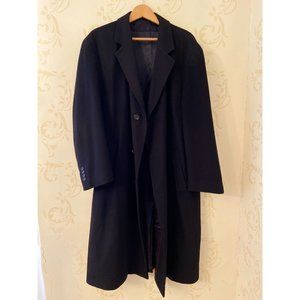 Mens Size 46 Lord & Taylor Grant Thomas 100% Cashmere Coat
